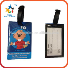 Plastic Silk Printing Luggage Tag for Airplane