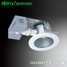 4" PC ring horizontal recessed downlighting with 157mm diameter 145mm cut out