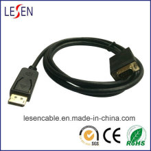 Displayport Adapter Cable Male to VGA Male Black