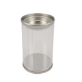 透明なプラスチックの小さなプラスチック缶