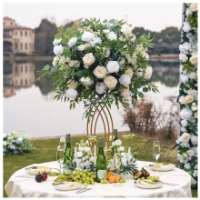 Artificial White Rose Flower Ball - Wedding Decoration Centerpiece