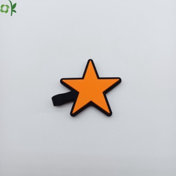 Hot Selling Double Sided Star Silicone Labels