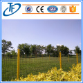 Beautiful yellow peach shaped post panel fencetiful