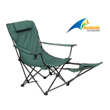 Folding Beach Chair With Foot Rest