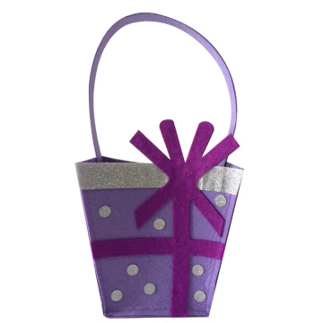 Purple happy birthday candy gift bag