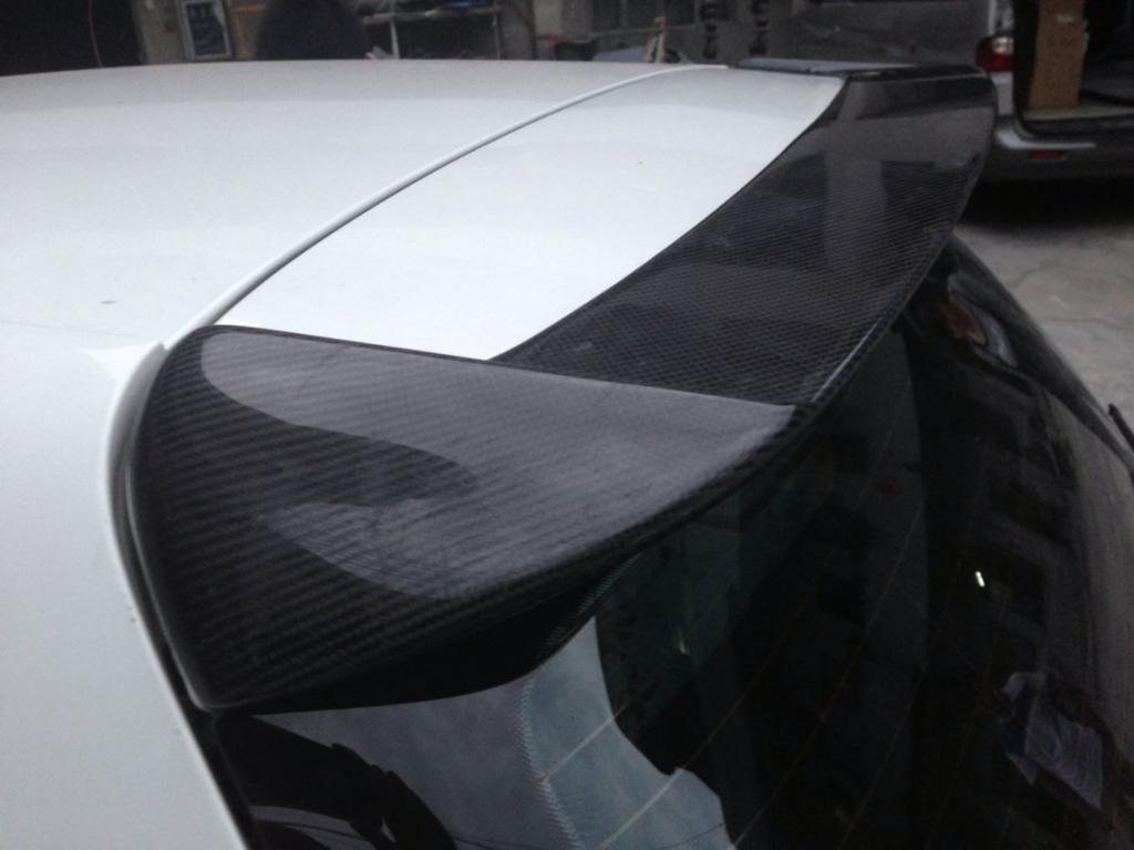 Carbon Fiber Rear Roof Spoiler Wing for VW Volkswagen VI MK6 Golf 6 2010 - 2013