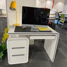 Modern White Computer Desk