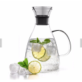 Jarra Infusor de jarra de agua de borosilicato - Bebida de jugo de té caliente y helado - Decantación y servicio de vino