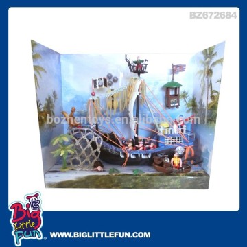 Plastic toy pirate ship,pirate toy