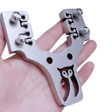 Large Tapered Metal Bow Head Hunting Strap Fittings