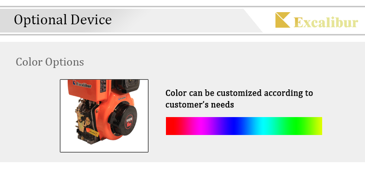 High Quality S173FE Single Cylinder 5.5HP Diesel Engine With Different Type Shaft