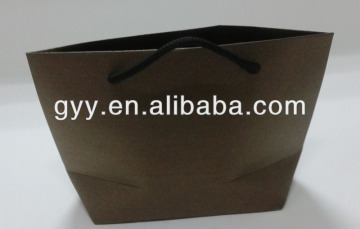 Brown color apperal shopping bag GYY