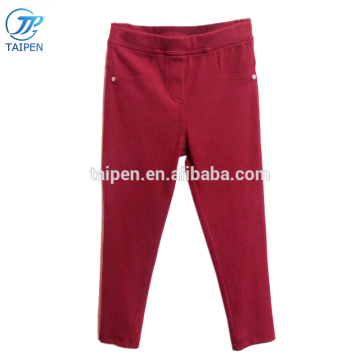 Girls Stylish Long Pants Wholesale Kids Skinny Pants Solid Color Girls Casual Legging