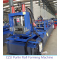 CZU steel purlin frame roll forming machine