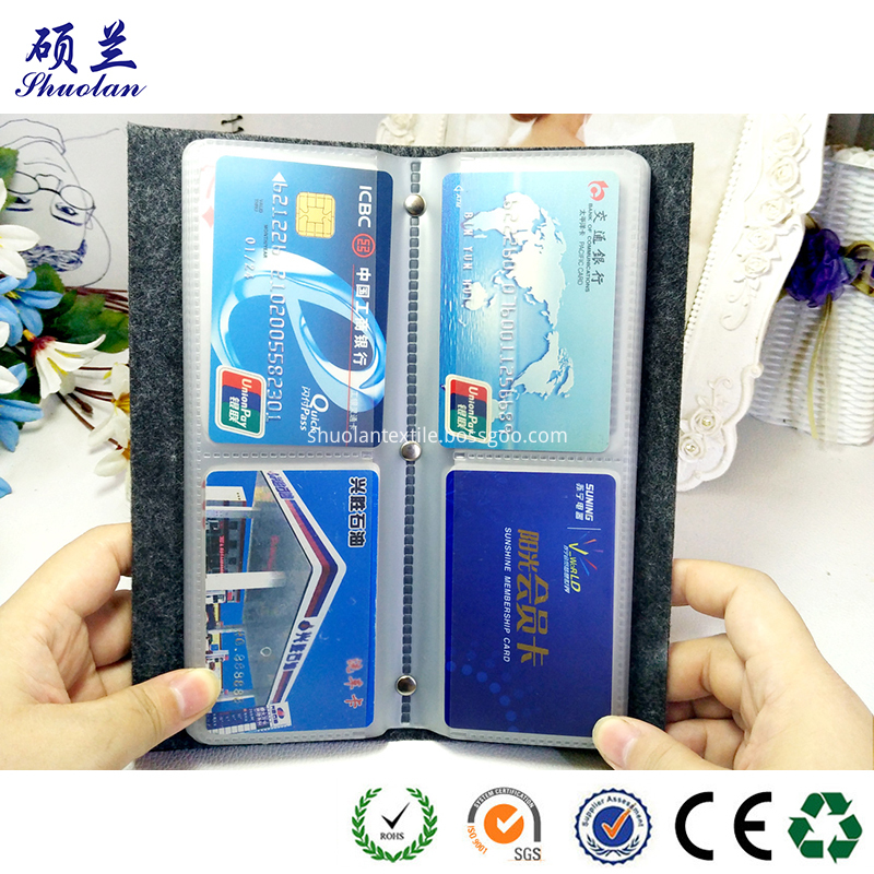 Customized Design Felt Card Holder