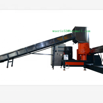 HDPE LDPE Waste Plastic Film Pellet Making Machine / Granulator