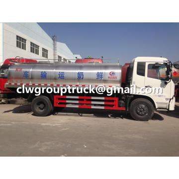 Dongfeng Tianjin 8000 liter susu transportasi truk