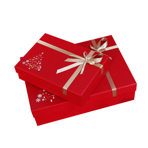 Thermos Packaging Paper Red Custom Rectangle Gift Box