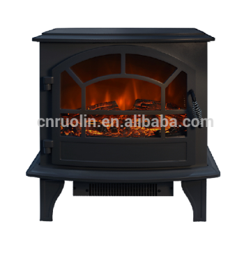 Classic Freestanding Fake Flame Electric Fireplace