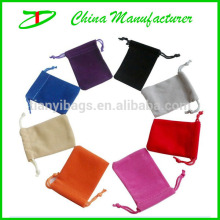 Custom size velvet pouch,mobile pouch