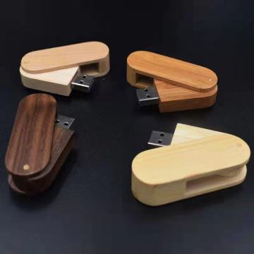 Disco de pluma de madera 8 GB de disco flash USB