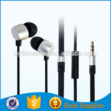 China mobilephone headset, 10mm metallic earphone, cool metallic earphone