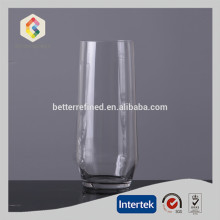 Cylinder Clear Blown Glass Vase