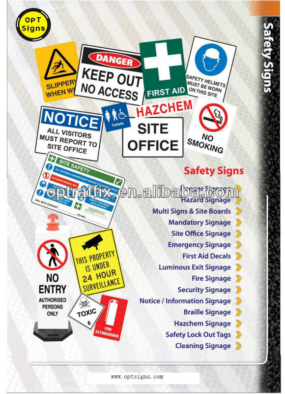 Safety signs