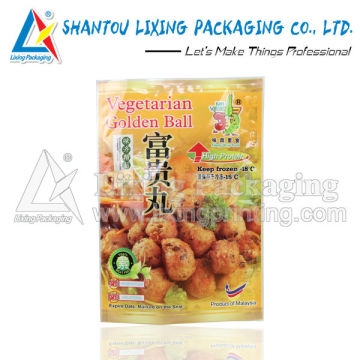 Vegetarian golden ball packaging bag