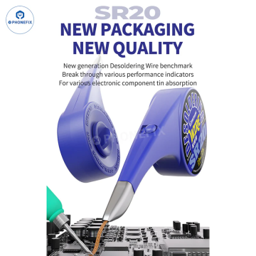 Mechanic SR20 Superior Desoldering Wire For Tin Absorption Of Electronic Components