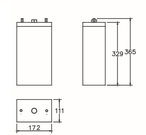 2V200Ah UPS Gel Battery