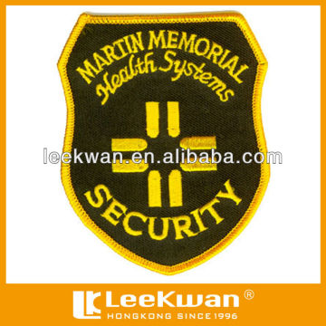 security embroidery badge