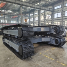 Electric Rubber Crawler Tracked Platform with Rotary Support