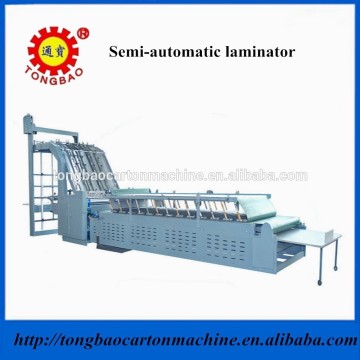 Carton Flute Laminating Machinery/Semi Automatic Flute Laminating Machine