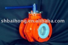 PTFE Lined Ball Valve (Ball Valve, Lined Valve)
