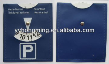 Euro PVC Car Parking Disk Paking Timer Parking Disc