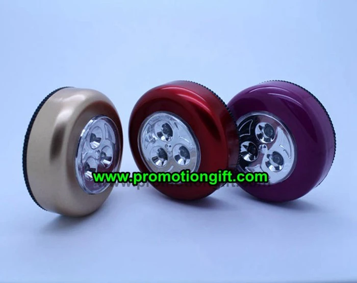 Round LED Stick Push Light