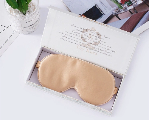 Wholesale Slip Silk Custom Logo Label 19/22 mm Sleep Silk Eye Mask