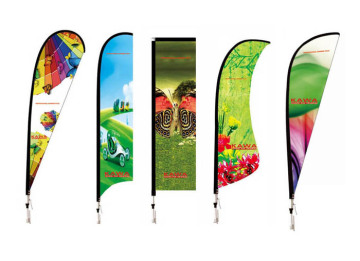 Wing Banner Flag, Outdoor Avertising Flying Banner