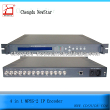 4 in 1 MPEG-2 IP Encoder