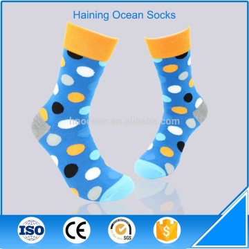 Jacquard dot colorful fun mens dress socks mens