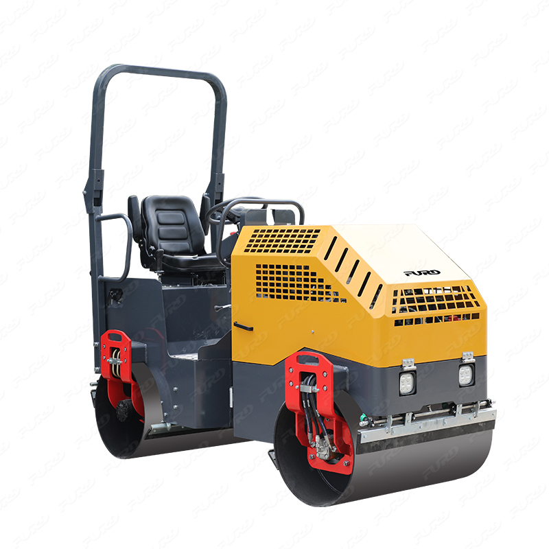 FYL-1000 NOVA TECNOLOGIA ROLO DE ESTRADA VIBRAÇÃO 1.8 Ton Roller de concreto