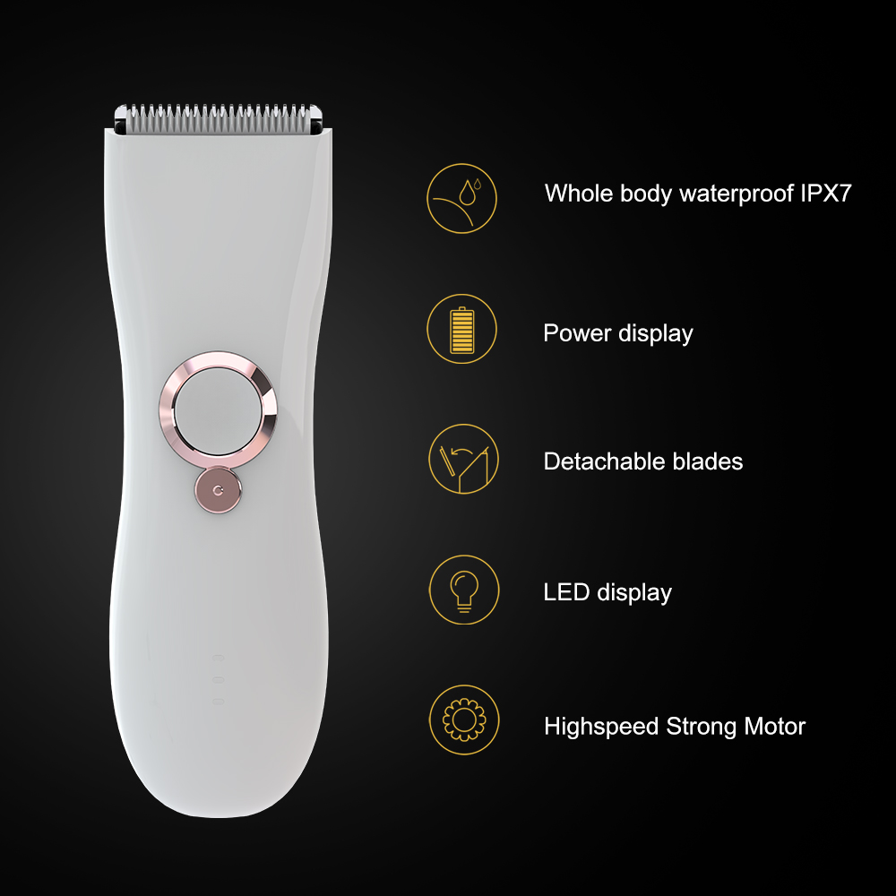 Beauty personal care Rechargeable Women's Electric Personal Li-ion body hair Trimmer