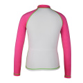 Zeegeacht lange mouwen meisjes zwemmen lycra tops