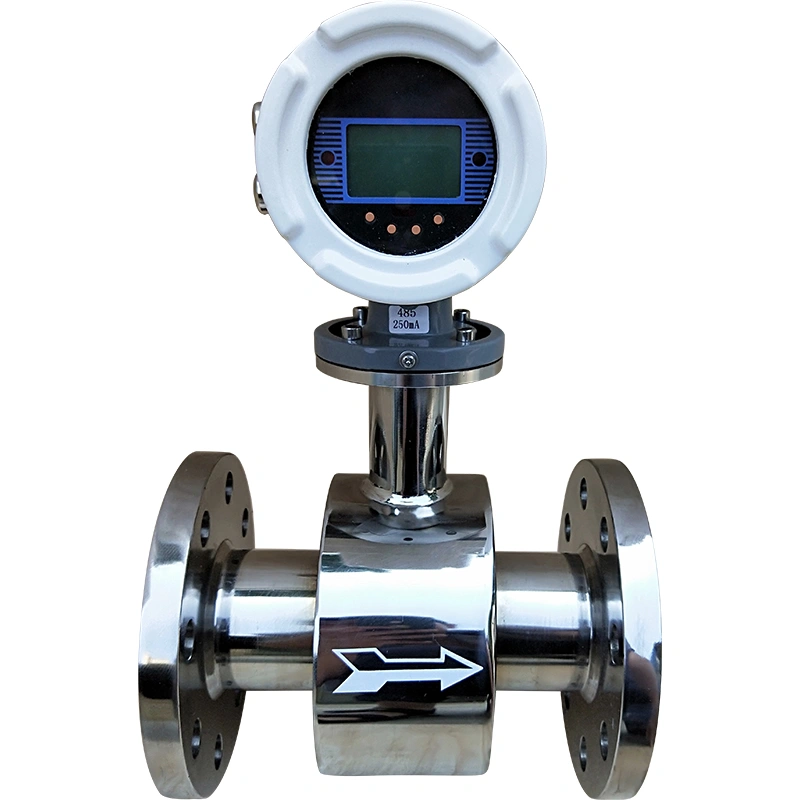 Electronic Flow Meter Meter Flow Ultrasonic 2X16LCD Display