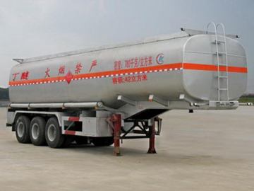 10.5m Tri-axle Flammable Liquid Tank Transport Semi-trailer