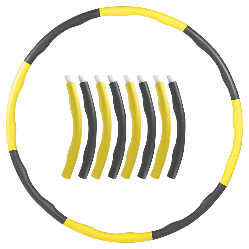 Removable Bodybuilding Workout Gym Sport Smart Hula Ring Fat Loss Fitness Foam Hard Tube Circle