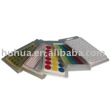assorted self-adhesive labels stickers