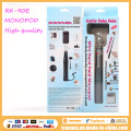 2015 fábrica oferta grossista monopé Rk90e com fio cabo levar pólo Stick Selfie remoto monopé, fio monopé Selfie Stick