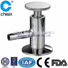 Stainless steel Sanitary Sample Valve tri clamp